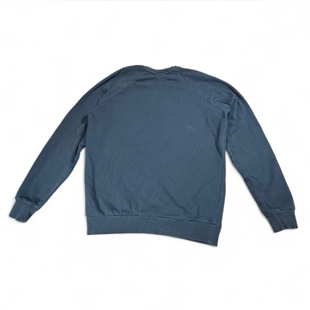 Under Armour Crewneck Sweatshirt Small Blue Athletic Pullover Logo